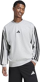 Men's Essentials 3-Stripes Fleece Sweatshirt