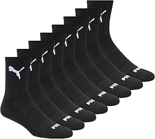 Sponsored Ad - Mens 8 Pack Athletic Cushioned High Quarter Crew Socks