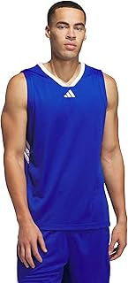 adidas Men's Basketball Legends 3-Stripes Tank Top