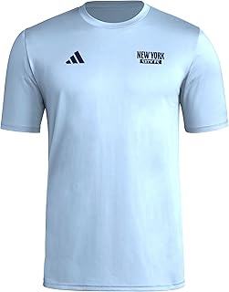 adidas Men's New York City FC Local Warp Pre-Game Short Sleeve T-Shirt