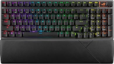Sponsored Ad - ROG Strix Scope II 96 Wireless Mechanical Gaming Keyboard – 96% Full-Size, Tri-Mode Connectivity, Hot Swappable Pre-lubed ROG NX Storm Clicky Switches, PBT Keycaps, RGB, PC/Mac Support 