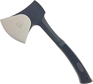 Sponsored Ad - Otakumod 11" Tactical Ranger Axe. Hatchet. Stainless Steel Blade with Hard Cover. for Outdoor Camping - Hiking to Cut Branches, Make Fire. EDC Tasks (Black)