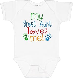 inktastic My Great Aunt Loves Me Baby Bodysuit