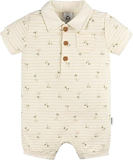 baby-boys Cotton Polo Romper