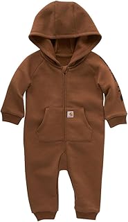 Kid's CM8751 Fleece Long Sleeve Zip-Front Coverall - Boys