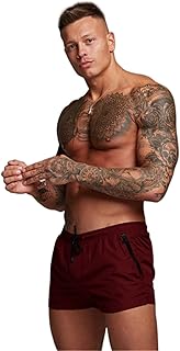 Sponsored Ad - Mens Swim Trunks Quick Dry Swimwear Zipper Pockets, Swim Shorts with Mesh Lining