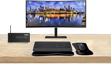 Sponsored Ad - ThinkStation P3 SFF i7, 32GB RAM, 1TB SSD, T1000 8GB DDR6 GPU Bundled with ViewFinity S65UA 34” Curved 2K UWQHD, MK650 Wireless Keyboard & Mouse, Gel Mouse & Wrist Pad