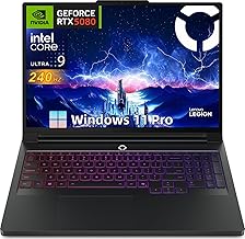 Legion Pro 7i Gen 10 Gaming Laptop, Intel Ultra 9 275HX, GeForce RTX 5080 16GB GDDR7, 16.0" 240Hz OLED, 64 GB DDR5 RAM, 2 TB SSD, WiFi 7, Windows 11 Pro,Microsoft Copilot, w/Accessories