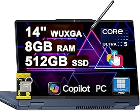 Sponsored Ad - IdeaPad Flex 5i 2-in-1 Laptop 14" WUXGA Touch Intel 12-core Ultra 5 225U (Beats Core 7 150U) 8GB RAM 512GB SSD Backlit for Creator Designer Business Professional Win11Pro ICP Hub/Copilo