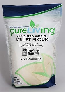 Pure Living PureLiving Organic Sprouted Grain Millet Flour Non-GMO Kosher