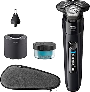 Shaver Series 9000 Wet and Dry Electric Shaver, with Lift and Cut Shaving System and SenseIQ Technology, Pop-up Trimmer