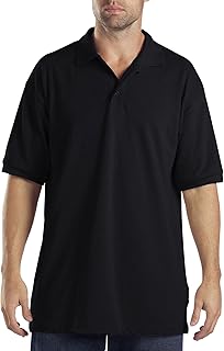 Men's Big Short-Sleeve Pique Polo Shirt