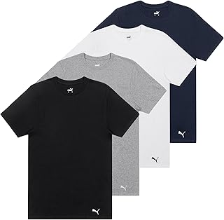 Sponsored Ad - Men's 4 Pack Cotton Crewneck Short Sleeve T-Shirt