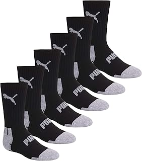 Boys' 6 Pack Crew Cut Socks