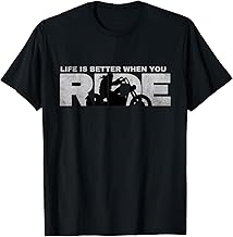 Sponsored Ad - Life Is Better When You Ride - Biker Motorcycle Motorcycling T-Shirt