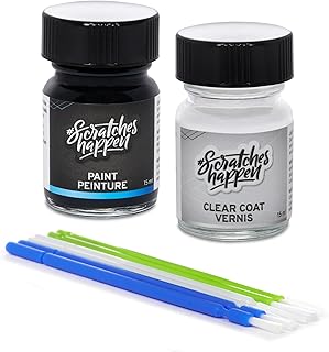 Sponsored Ad - ScratchesHappen Exact-Match Touch Up Paint Kit - Sea Green (R47/WR47) for Rolls-Royce - Essential (Paint + Clear Coat)