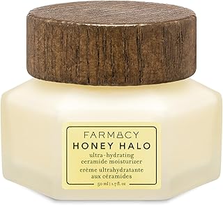 Sponsored Ad - Ceramide Face Moisturizer - Honey Halo Hydrating Facial Moisturizer for Dry Skin - Plumps, Soothes + Restores Skin with Potent Ceramides + Buckwheat Honey for a Dewy, Healthy Glow (50ml