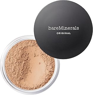 Original Loose Powder Foundation SPF 15, Clean Mineral Powder Face Makeup, Sheer-to-Full Coverage, Talc-Free, Non-Comedogenic, Vegan