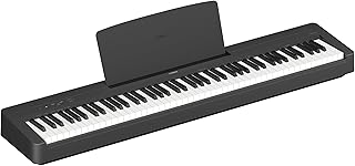 Sponsored Ad - 88-Key Digital Piano with Weighted Keys, Compact Design, Bluetooth, Keyboard, Music Rest, Sustain Foot Switch, and Built-in Speakers for Home Practice or Travel P145BT