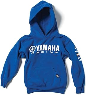Youth Yamaha Racing Hoody (LARGE) (BLUE)