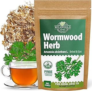 Sponsored Ad - 4 oz. Wormwood Tea Wormwood Herb Dried Herb Tea (Artemisia Absinthium) - 113 g Dry Wood Worm Artemisiae Absinthii Herba Artemisa Ajenjo