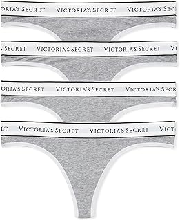 Women's Cotton Logo Thong Underwear, Panties for Women, Multi Pack (XS-XXL)